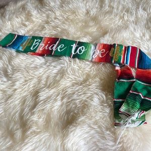Bride to Be Sash